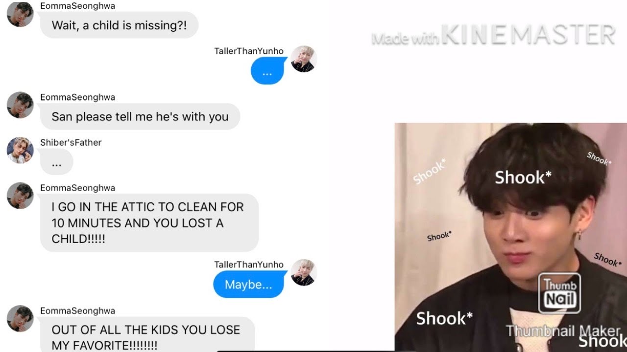 ATEEZ Texts- The One When Wooyoung Was Missing