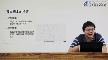 生物統計學一 89.【無母數】Wilcoxon rank sum test (盧子彬)
