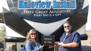 RV Living - Haloview Backup Camera Install