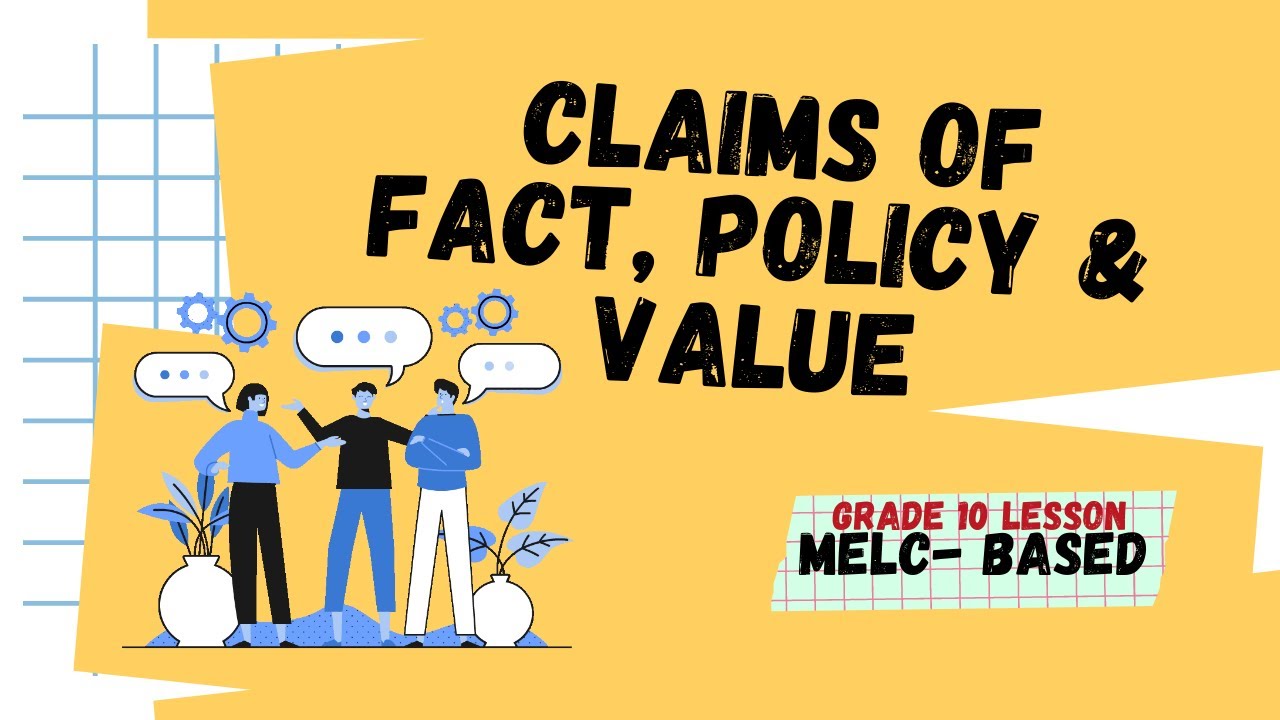 argumentative essay with claims of fact policy and value