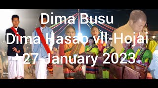 Happy Busu Dima Celebration 202327 January Hojai Sontilla Khachari Tridinail Dance
