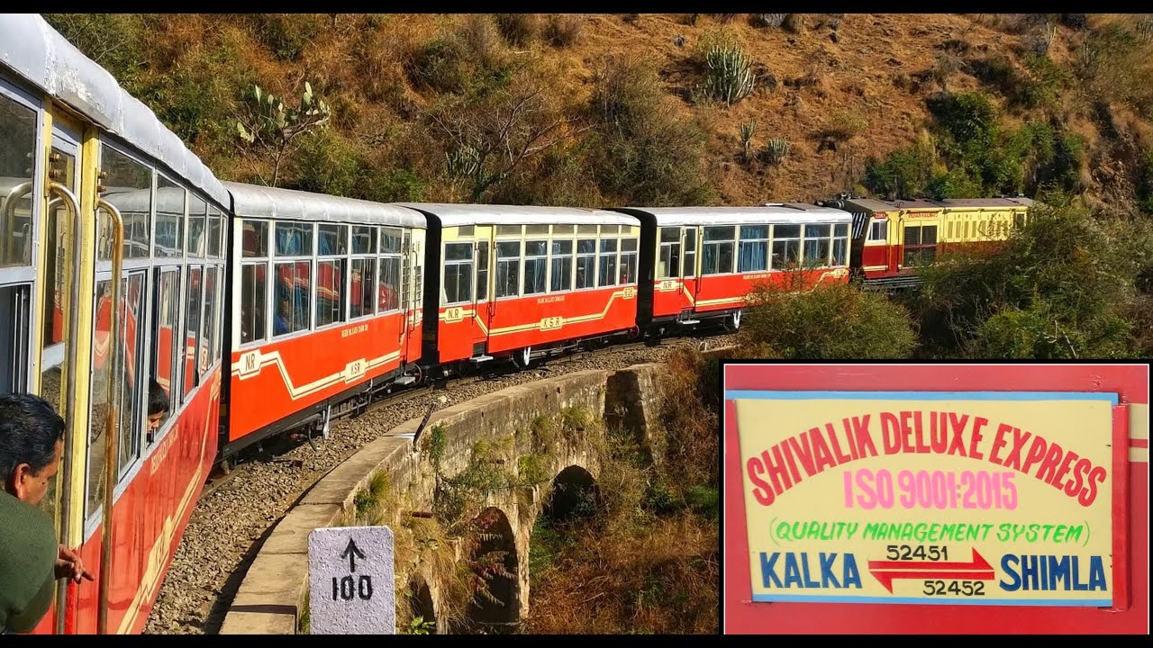 Kalka to Shimla by Shivalik Deluxe Express The Climb Over the Massive