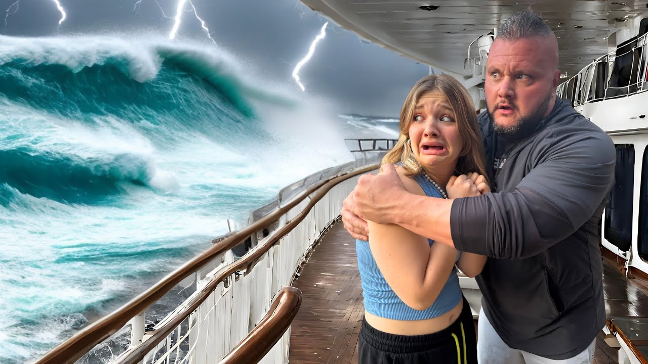 OUR Cruise SHIP got STRUCK by a HUGE STORM! - YouTube