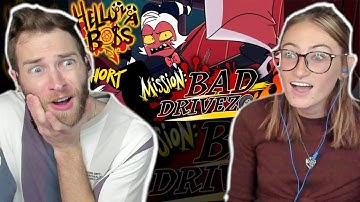 THE WORST DRIVER! Reacting to "Helluva Boss Shorts 6 Mission: Bad Drivezo" with Kirby