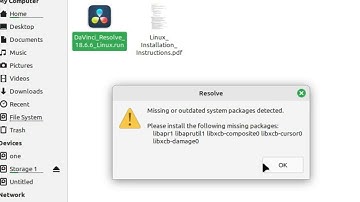 Missing or out dated system packages detected  on Linux Mint [Solved]