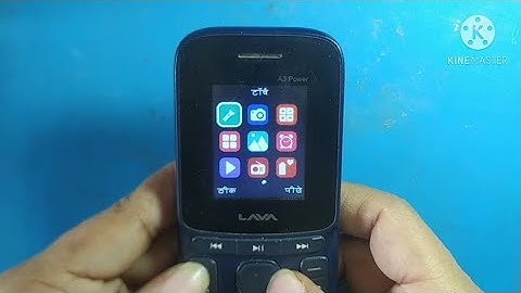 How To On Off Torch Light In Lava A3 Power