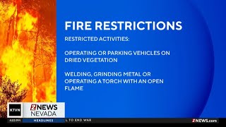 Bureau of Land Management issued fire restrictions for northeastern Nevada