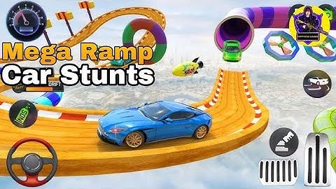 Mega Ramp Car Stunts Racing Impossible Tracks 3D #3 - Android Gameplay