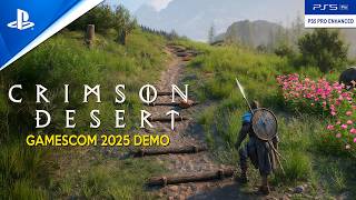 CRIMSON DESERT New Gamescom 2025 Demo | Single Player OPEN WORLD RPG coming to PS5 PRO in 2026