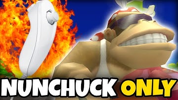 Mario Kart Wii with Nunchuck... and ONLY Nunchuck