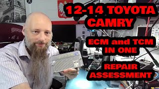 12 14 Toyota Camry ECM TCM Repair Assessment EEPROM location