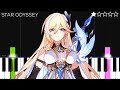 Genshin Impact OST - Star Odyssey | EASY Piano Tutorial