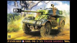 Unboxing Tiger Model Panhard AML-90 and Build