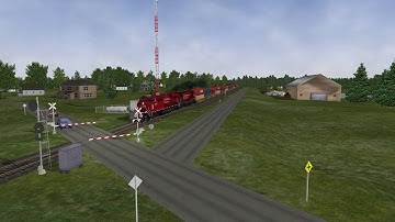 Open Rails: CP 114 South through Bala, ON