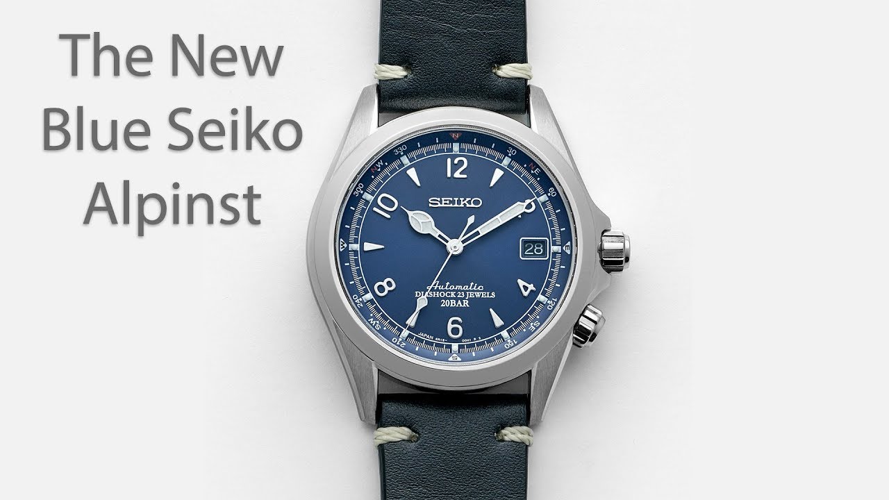 The New Blue Seiko Alpinist Exclusive to the  Market! - YouTube