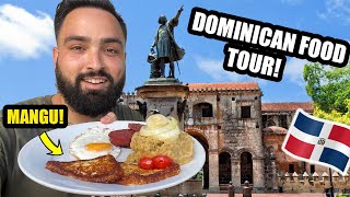 AMERICAN Tries DOMINICAN FOOD in Santo Domingo, Dominican Republic 🇩🇴