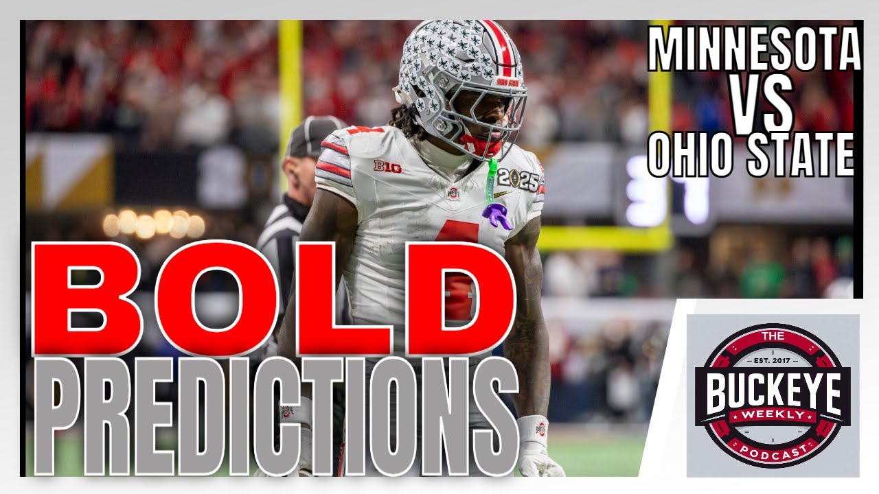 14 Bold Predictions For Minnesota Vs. Ohio State - YouTube