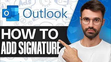 How To Add Signature In Outlook -  2025  | Step by Step