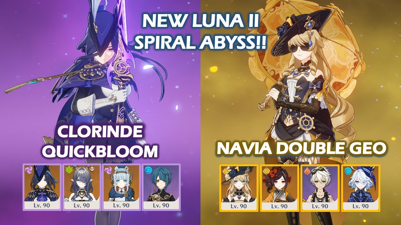 NEW SPIRAL ABYSS 6.1!! Clorinde Quickbloom & Navia Double Geo | Genshin Impact