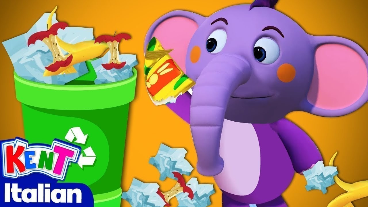 Pulisci la tua stanza con Kent | Cartoni animati educativi per bambini | Kent I'elefante
