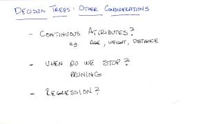 Decision Trees Other Considerations Regression - Georgia Tech - Machine Learning Net Worth