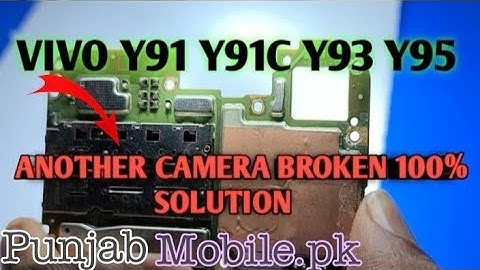 Vivo Y91,y91c,y93,y95 another camera broken FIX flash light not working camera not working solution✅