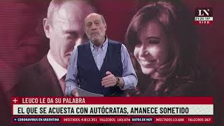 Alfredo Leuco, sobre la carta de Nicolini: 