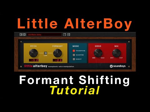 Formant Shifting sulla Voce con Little Alterboy (Vocal Sound Design)