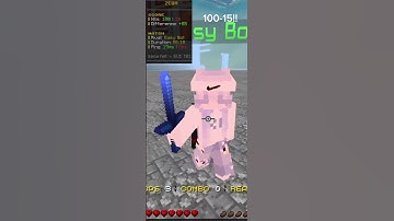 INSANE clip on zeqa easy bot 100-15 #minecraft  #zeqapvp #mcpe