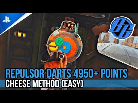 Star Wars: Tales from the Galaxy's Edge [PSVR2] - Beating 4950 Points in Repulsor Darts [Cheese]