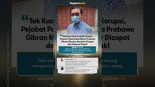 Tak Kuat Lihat Praktik Korupsi, Pejabat Pajak Nekat Minta Prabowo Gibran Mundur, Berakhir Dicopot