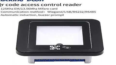 DC 12V RFID Embedded Barcode 2D QR Code Reader Access Control Reader Wegand USB RS232 RS485 Interf