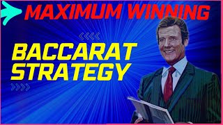 Baccarat Strategy : Maximum winning baccarat bet selection strategy.