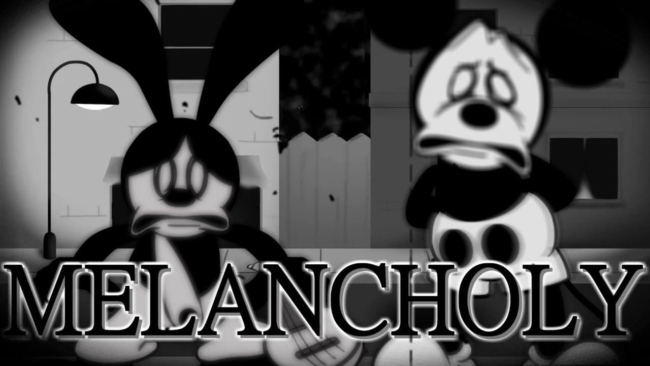 【FNF】Melancholy but Oswald and Mickey Mouse sings it