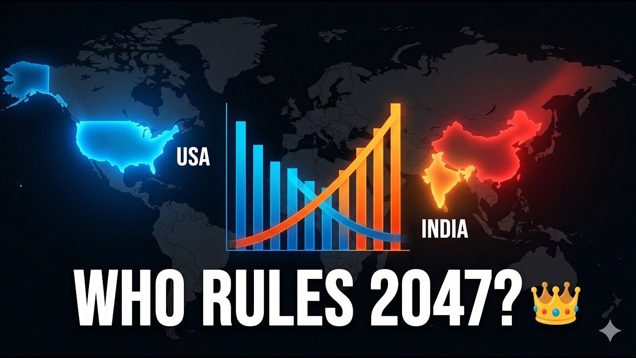 GDP Race: Top 7 Economies 1980–2047 | USA vs China vs India 🏁 - YouTube