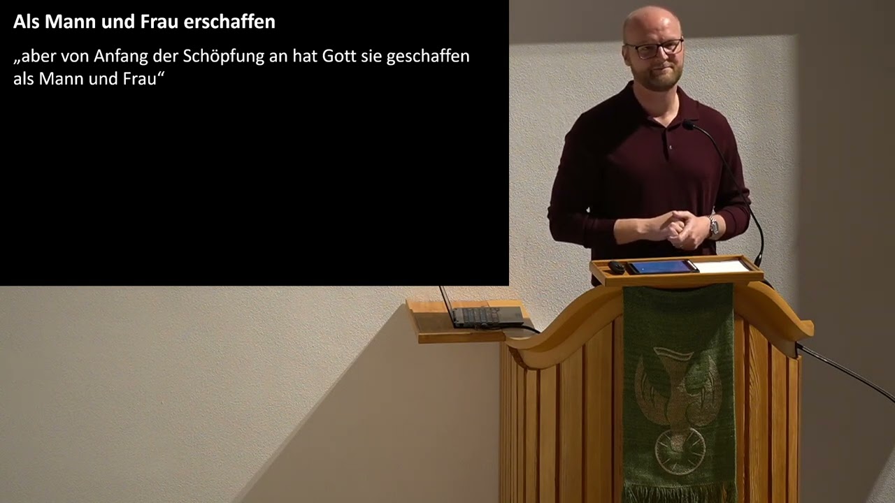 Predigt vom 13.10.2024: Ehe und Ehescheidung - Ev. Kirche Sulgen, Markus Krimmer