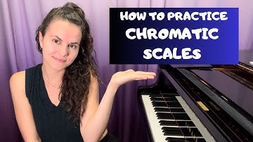 HOW TO PLAY CHROMATIC SCALES ON THE PIANO //  Beginner’s Piano Technique Exercises - Piano Tutorial