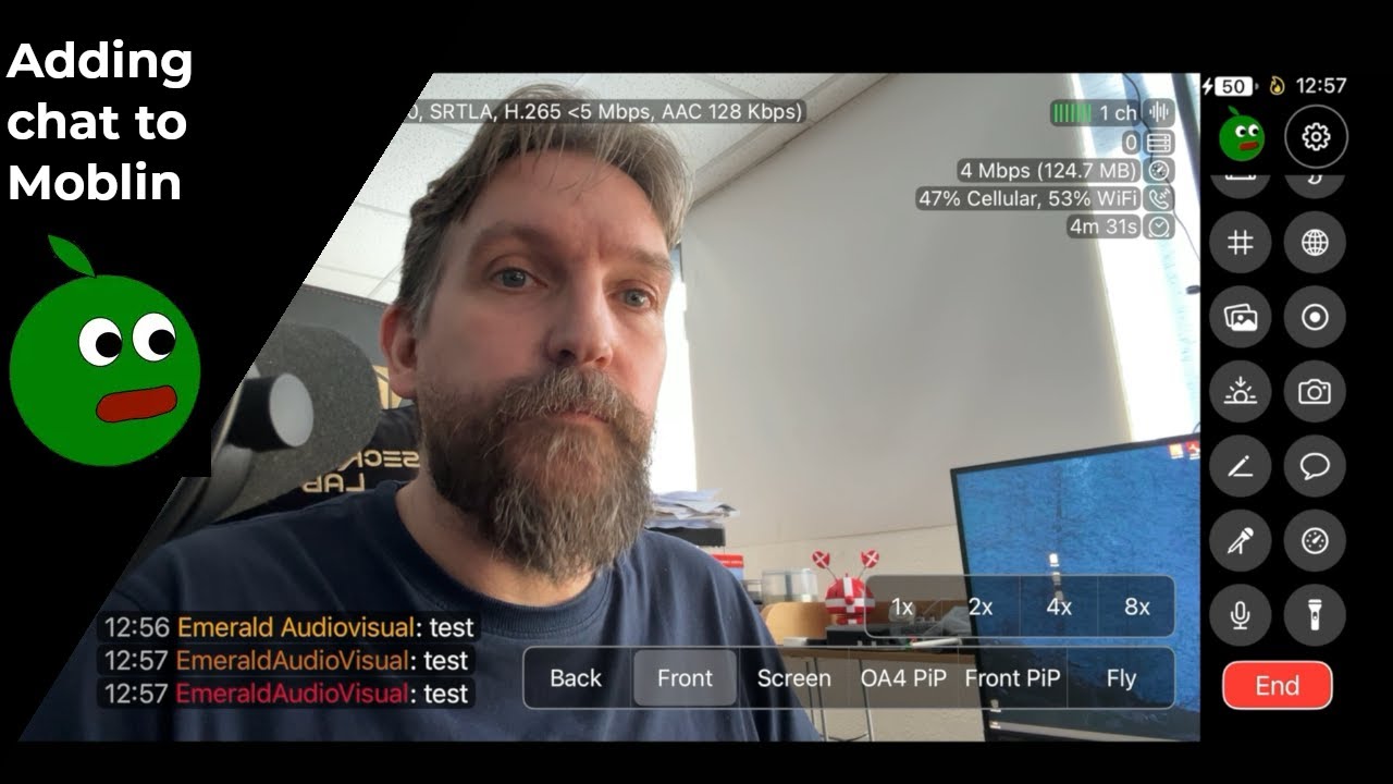 IRL live streaming: Adding chat to Moblin - A Moblin Tutorial - YouTube