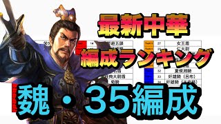 【三國志真戦】最新中華編成ランキング・魏35編成