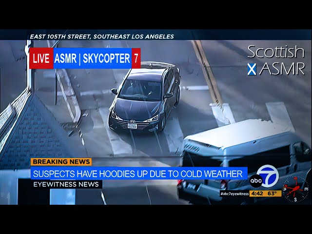 ASMR SkyCopter 7 - Hoodies and Aliens in LA - Police Chase IV