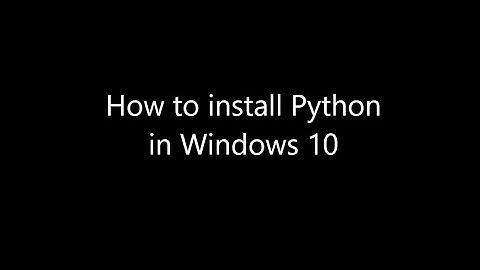 How to Install Python 3 on Windows 10