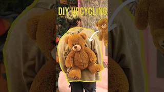 How to Transform Teddy Bear into Backpack upcycle diy makeitsew sew diy diyprojects