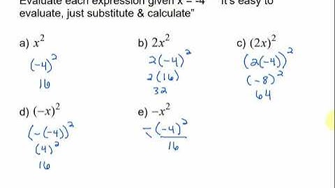 Math 098 12.1 A - Rules of Exponents