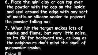daisy black powder reactive targets