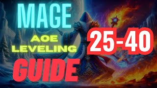 Mage AOE SPEED leveling guide And Fastest aoe leveling guide Phase 2 SOD | Get to level 40 FAST