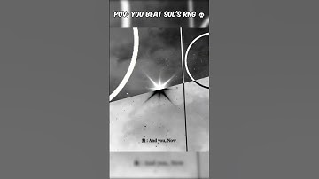 POV: You beat Sol