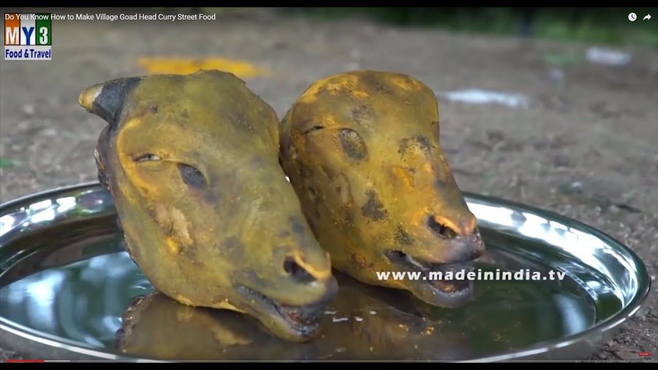 Do You Know How to Make Village Goat Head Curry | Street Food | STREET FOOD