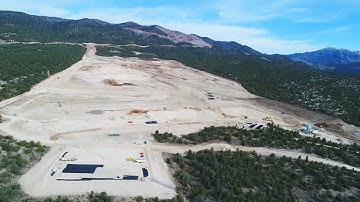 McEwen Mining Gold Bar Construction May 2018
