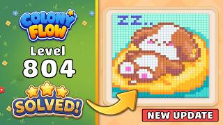 Colony Flow! Level 804 Walkthrough 🐜 | ABI GAMES Solution & Gameplay 🧩 (New Update)