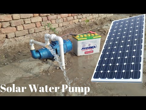 Install Solar Water Pump 12v Solar Pump With 150 Watt Solar Panel With Borewell Drill Complete Steps